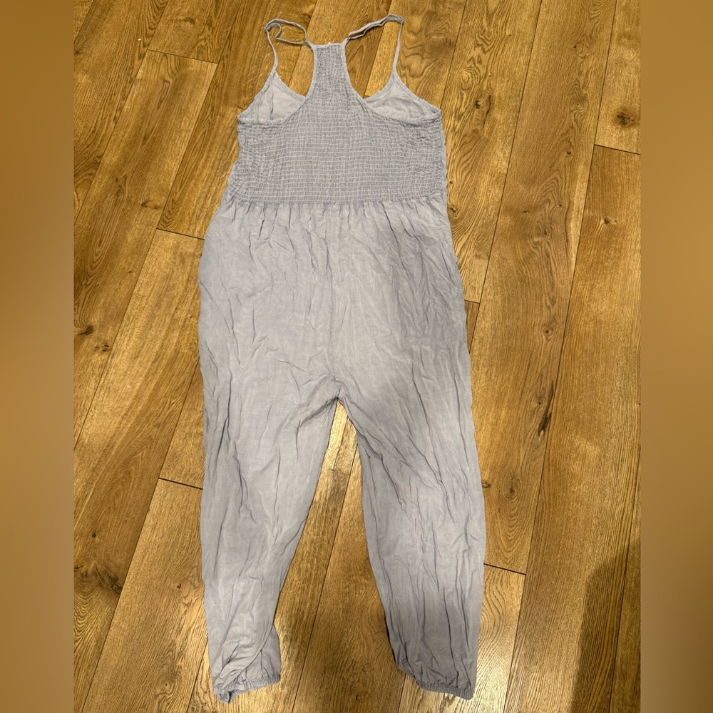 Women’s Baby Blue Saturday, Sunday Jumpsuit - Picture 6 of 11